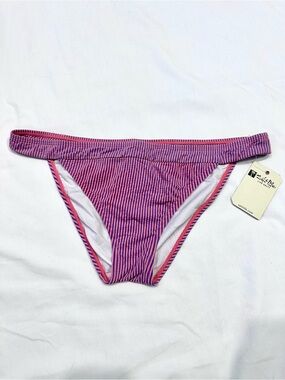 Salt Life Pink & Navy Stripe Bikini Bottom NWT Size XL